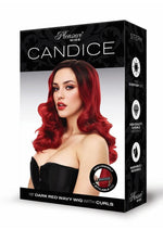 Load image into Gallery viewer, Pleasure Wigs Collection Candice Wig - Black/Red
