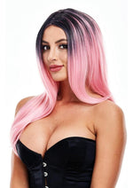 Load image into Gallery viewer, Pleasure Wigs Collection Ella Wig - Black/Pink
