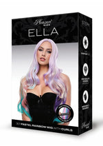 Load image into Gallery viewer, Pleasure Wigs Collection Ella Wig - Multicolor/Pastel Rainbow
