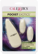 Load image into Gallery viewer, Pocket Exotics Glow In The Dark Double Bullets - Glow - Glow In The Dark/Ivory
