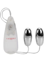 Load image into Gallery viewer, Pocket Exotics Vibrating Double Silver Bullets - Silver
