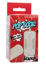 Load image into Gallery viewer, Pop Sock Beaded Stroker - Clear