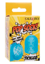 Load image into Gallery viewer, Pop Sock Tickler Reversible Textured Stroker - Blue
