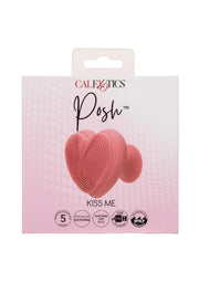 Posh Kiss Me Rechargeable Silicone Vibrator - Pink