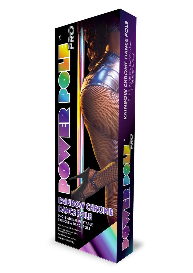 Power Pole Rainbow Chrome Pole - Rainbow