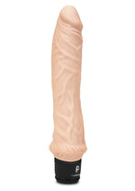 Load image into Gallery viewer, Powercocks Silicone Rechargeable Girthy Realistic Vibrator - Vanilla - 8in

