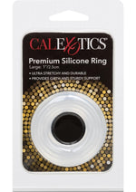 Load image into Gallery viewer, Premium Silicone Cock Ring - Clear - Large

