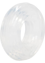 Load image into Gallery viewer, Premium Silicone Cock Ring - Clear - Medium
