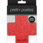 Pretty Pasties Glitter Cross - Red/Silver