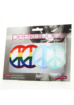 Load image into Gallery viewer, Pride Peace Sign - Rainbow
