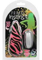 Load image into Gallery viewer, Primal Instinct Bullet with Remote Control - Animal Print/Pink/Zebra Print
