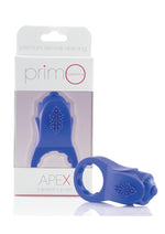 Load image into Gallery viewer, Primo Apex Silicone Vibrating Ring - Blue

