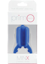 Load image into Gallery viewer, Primo Minx True Silicone Vibrating Cock Ring Waterproof - Blue
