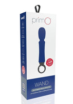 Load image into Gallery viewer, Primo Rechargeable Silicone Wand - Blue/Navy
