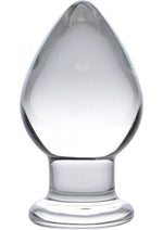 Load image into Gallery viewer, Prisms Molten Wide Glass Butt Plug - Clear
