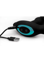 Load image into Gallery viewer, Prostatic Play Curved Rotating Silicone Prostate Plug with Remote