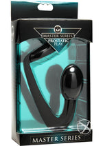 Load image into Gallery viewer, Prostatic Play Explorer Silicone Cock Ring and Prostate Plug - Black
