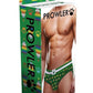 Prowler Christmas Tree Brief - Green/Multicolor/Rainbow - XSmall