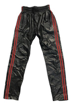 Load image into Gallery viewer, Prowler Red Leather Joggers - Black/Red - Medium