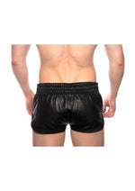 Load image into Gallery viewer, Prowler Red Leather Sport Shorts - Black - Small