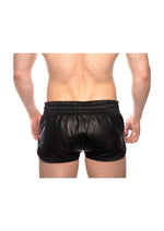 Load image into Gallery viewer, Prowler Red Leather Sport Shorts - Black - XSmall