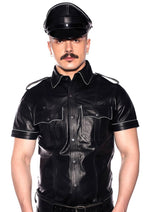 Load image into Gallery viewer, Prowler Red Police Shirt Piped - Black/Gray/Grey - Small