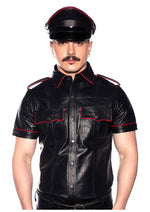 Load image into Gallery viewer, Prowler Red Police Shirt Piped - Black/Red - Small