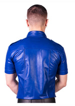 Load image into Gallery viewer, Prowler Red Slim Fit Police Shirt - Black/Blue - Large/XSmall
