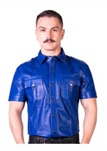 Load image into Gallery viewer, Prowler Red Slim Fit Police Shirt - Black/Blue - Large/XXLarge