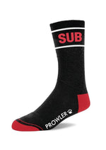Load image into Gallery viewer, Prowler Red Sub Socks - Black/Red/White