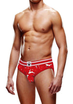 Load image into Gallery viewer, Prowler Reindeer Brief - Black/Red - Medium
