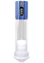 Load image into Gallery viewer, Pumped Hyperlift 7 Function Rechargeable Masturbator - Metallic - Blue