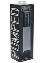 Load image into Gallery viewer, Pumped Hyperpump 3 Function Automatic Rechargeable Penis Pump - Grey/Gun Metal
