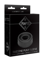 Load image into Gallery viewer, Pumped Silicone Pump Sleeve - Black - Large