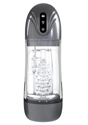 Pumped Sonicpull 10 Function Multimedia Enhanced Masturbator - Grey/Gun Metal