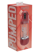 Load image into Gallery viewer, Pumped Sonicpull 10 Function Multimedia Enhanced Masturbator - Metallic - Red
