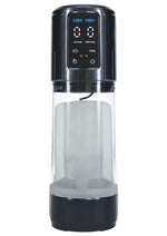 Load image into Gallery viewer, Pumped Ultralift 10 Function Rechargeable Masturbator - Grey/Gun Metal
