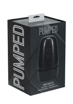 Load image into Gallery viewer, Pumped Vibrobator Pressure Suction 9 Function Vibrating Rechargeable Masturbator - Grey/Gun Metal

