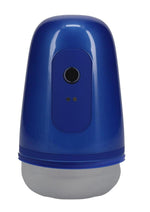 Load image into Gallery viewer, Pumped Vibrobator Pressure Suction 9 Function Vibrating Rechargeable Masturbator - Metallic - Blue
