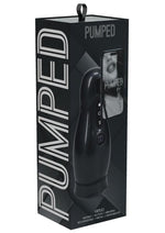Load image into Gallery viewer, Pumped Virtuo 10 Function Rechargeable Masturbator with Phone Attachment - Grey/Gun Metal
