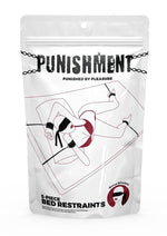 Load image into Gallery viewer, Punishment Bed Restraints - Black - 5 Piece Set
