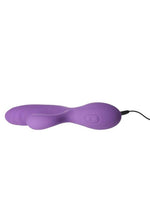 Load image into Gallery viewer, Purple Vibe Rechargeable Silicone Dual Vibe Massager