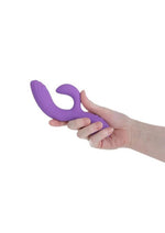 Load image into Gallery viewer, Purple Vibe Rechargeable Silicone Dual Vibe Massager