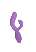 Load image into Gallery viewer, Purple Vibe Rechargeable Silicone Dual Vibe Massager - Purple