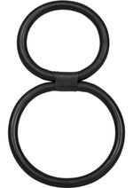 Load image into Gallery viewer, Quick Release Double Helix Cock Ring - Black
