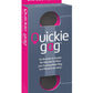 Quickie Gag Silicone Mouth Bit - Black