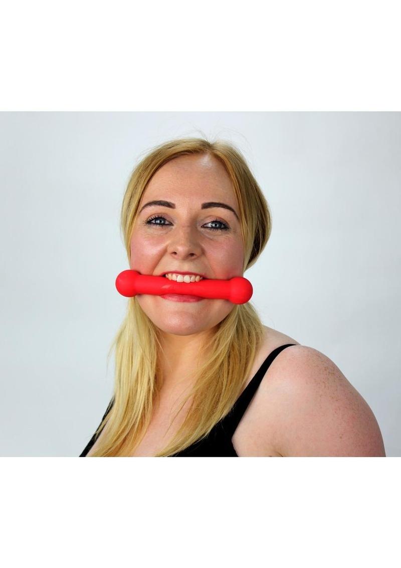 Quickie Gag Silicone Mouth Bit - Red