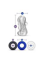 Load image into Gallery viewer, Quickie Kit Jerk Off Masturbator and Cock Rings - Multiple
