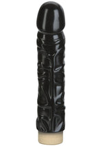 Load image into Gallery viewer, Quivering Cock Vibrating Dildo - Black - 8in
