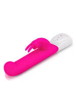Load image into Gallery viewer, Rabbit Essentials Silicone Rechargeable Come Hither G-Spot Rabbit - Hot Pink/Pink